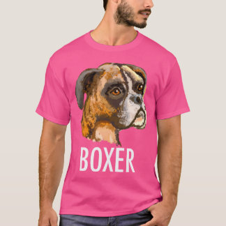 Chien de boxe Tee T-shirt Tee - shirt T-shirt