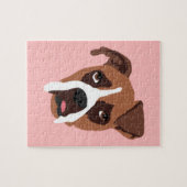 Chien de boxeur 8" x 10" puzzle avec la (Horizontal)
