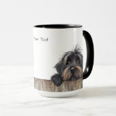 Chien de Briard Mug (Devant droit)