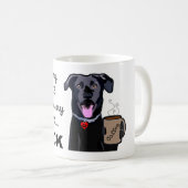 Chien de café noir - tasse de Labrador (Devant droit)