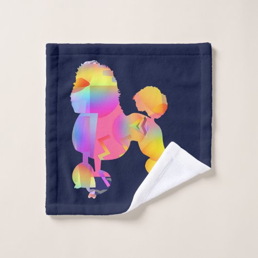 Chien de caniche luxueux (Gant de toilette)