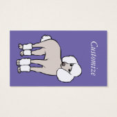 Chien de caniche standard Thunder_Cove (Dos)