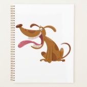 Chien de caricature avec grand sourire et langue d (Devant)