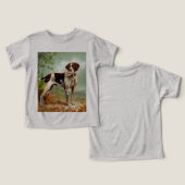 Chien de chasse avec oiseau dans la bouche (Design Recto & Verso)