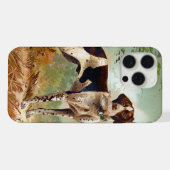 Chien de chasse avec oiseau dans la bouche (Verso Horizontal)