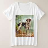 Chien de chasse avec oiseau dans la bouche (Design devant)