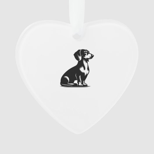 Chien de Chasse Classique Dessin de Dachshund Vint (devant)