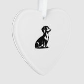 Chien de Chasse Classique Dessin de Dachshund Vint (devant)