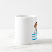 Chien de chasse drôle de tasse de Thanksgivukkah (Centre)