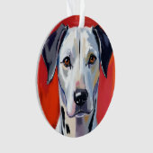 Chien de compagnie Dalmatien peinture (devant)