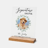 Chien de compagnie Mariage Photo signature personn (Angle)