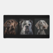 Chien de compagnie mignon 3 photo personnalisée (Recto)