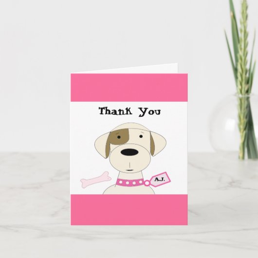 Chien de dessin animé cool Merci (Devant)