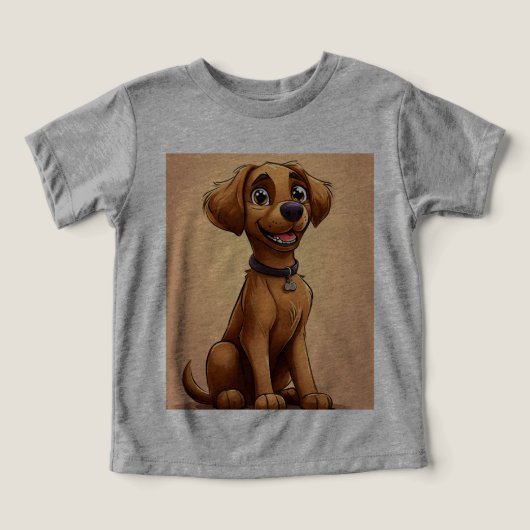 Chien de dessin animé mignon (Design Recto)