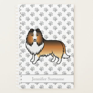 Chien de dessin animé Shetland Shetland et nom