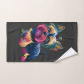 Chien de Graffiti Urbain (Serviette à main)