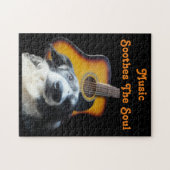 Chien de guitare de puzzle (Horizontal)