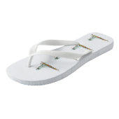 Chien De Labradoodle En Tongs Feuille (Incliné)