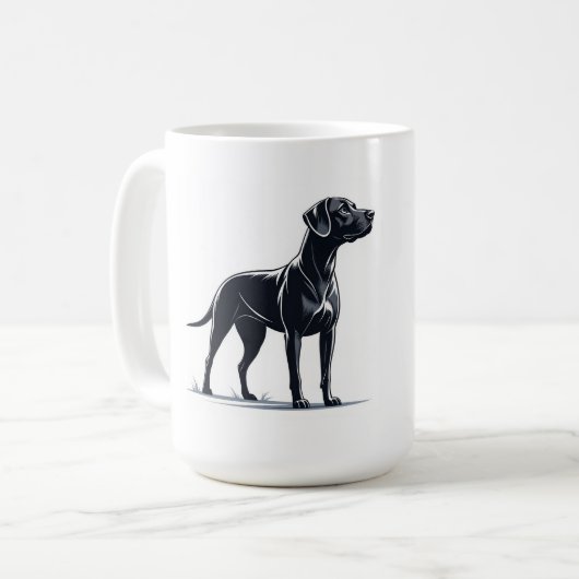 Chien de mode amant mug (Devant gauche)