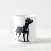 Chien de mode amant mug (Devant gauche)