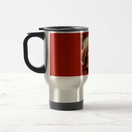 Chien de Noël 4 Mug (Gauche)
