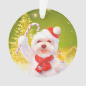Chien de Noël avec Sucre de canne (devant)