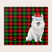 Chien de Noël Eskimo américain avec Jeu de Vacance (Outside Unfolded)