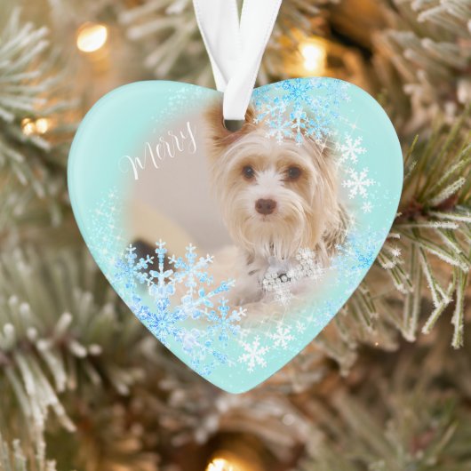 Chien de Noël Ornement bleu (Arbre)