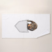 Chien de poche Dachshund (Serviette de bain)