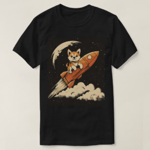 Chien de Shiba Inu sur un T-shirt