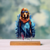 Chien de Ski dans des Lunettes de Ski 5 (Neutre)