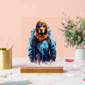 Chien de Ski dans des Lunettes de Ski 5 (Mariage)