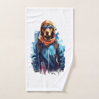 Chien de ski dans des lunettes de ski 5