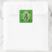 Chien de St. Patrick avec Stickers Dessin Shamrock (Sac)