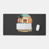 Chien de surf Rétro Plage Été (Clavier et souris)