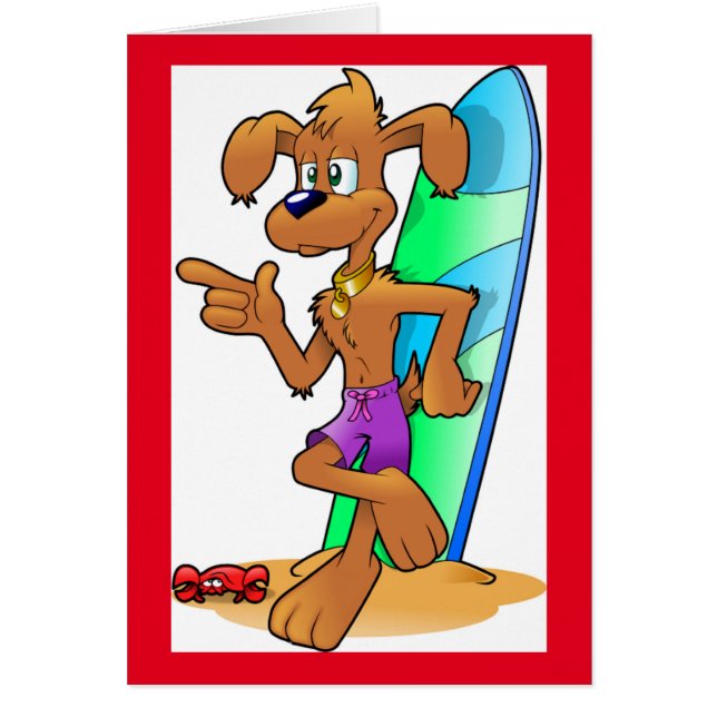 CHIEN DE SURFER (Devant)