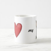 Chien de tasse de Pinscher de dobermann (Centre)