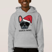 Chien de taule bleu de Noël (Devant)