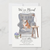 Chien de taureau anglais | Faire-part de déplaceme (Devant)