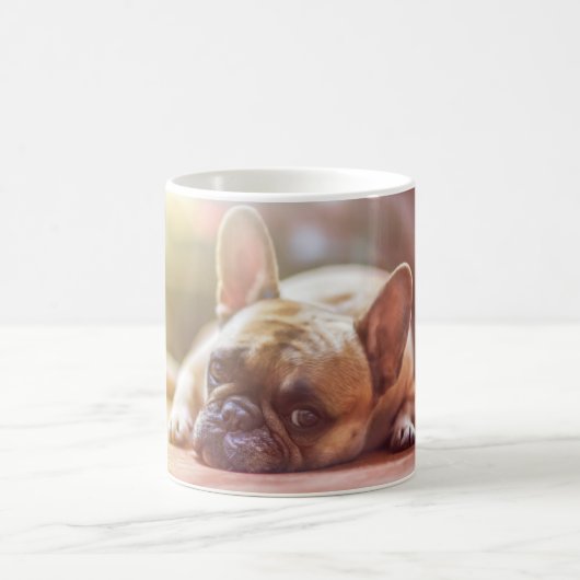 Chien de taureau français 11 oz Mug (Centre)