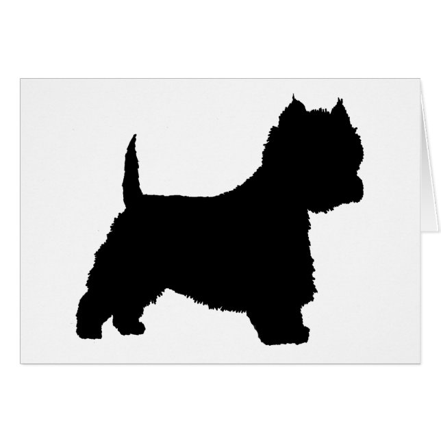 Chien de Westie (noir) (Devant horizontal)