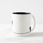 Chien de zombi cherchant la tasse à deux tons (Devant droit)