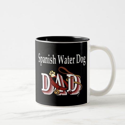 Chien d'eau espagnol papa Mug (Droit)