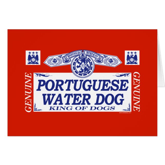 Chien d'eau portugais (Devant horizontal)