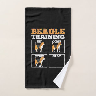 Chien d'entraînement beagle