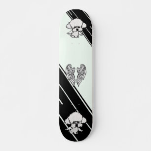 chien des anges de skateboard