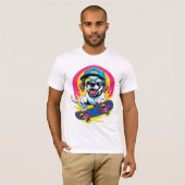 Chien Design Homme T-shirt Meilleur design (Devant entier)