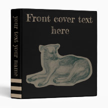 Chien. Dessin au crayon.