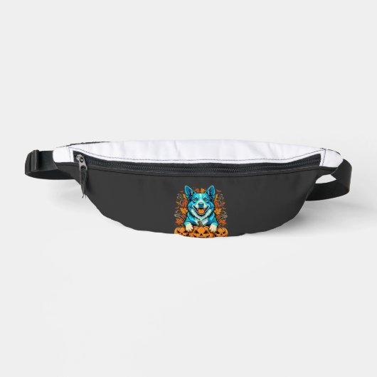 Chien d'Halloween avec citrouilles Jack O Lantern_ (Recto)