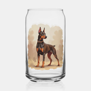Chien Doberman Pinscher Brun Rouille Rouge